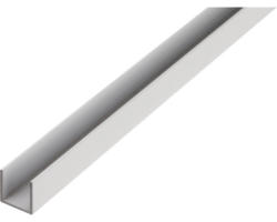 U-Profil Aluminium silber 15 x 20 x 1,5 mm 1,5 mm , 2 m