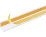 Hornbach Winkelprofil PVC weiß selbstklebend 30 x 30 x 1,1 mm 1,1 mm , 2,6 m