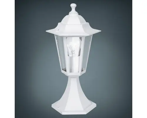 Außensockelleuchte Laterna 4 weiß 1-flammig E27 H 405 mm IP44