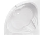 Hornbach Eckbadewanne Sanotechnik Riviera 991000 140x140 cm weiß