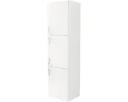 Hochschrank Baden Haus Sting mit 3 Türen 170x45x38 cm weiß
