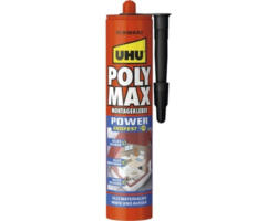 UHU POLY MAX Montagekleber Endfest 425 g schwarz