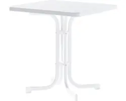 Balkontisch Sieger Mecalit 70x70x72 cm weiß