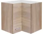 Hornbach Eckhängeschrank Flex Well Samoa Eiche 60x55x32 cm mit Drehtür
