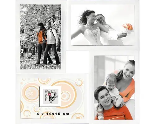 Galerierahmen 4er white 30x30 cm