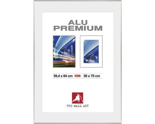 Bilderrahmen Aluminium Duo silber 59,4x84 cm (DIN A 1)