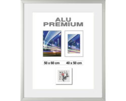 Bilderrahmen Aluminium Quattro silber 50x60 cm