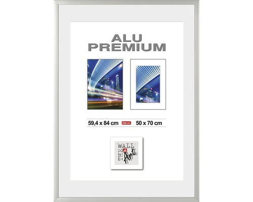 Bilderrahmen Aluminium Quattro silber 59,4x84 cm (DIN A 1)