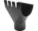 Hornbach PRECIT Rinnenstutzen grau RAL 7024 125/87 mm