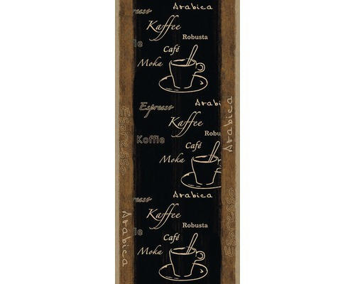 Selbstklebendes PVC-Panel A.S. Creation pop.up Kaffee schwarz 2,5 m x 35 cm