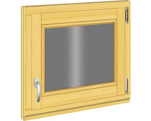 Holzfenster RORO Fichte 680x580 mm Rechts