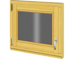 Holzfenster RORO Fichte 680x580 mm Links