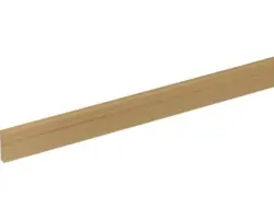 Sockelleiste SF285 Buche weiß lackiert 5x29 mm L:2400 mm
