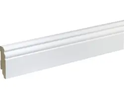 Sockelleiste SF278 MDF weiß lackiert 19x70 mm L:2400 mm