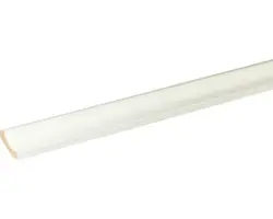 Hohlkehlleiste Buche weiß lackiert 20x20 mm L:2400 mm