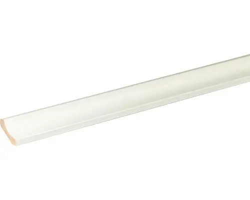 Hohlkehlleiste Buche weiß lackiert 20x20 mm L:2400 mm