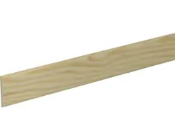 Tapetenleiste Fichte/Kiefer roh 4x40 mm L:2400 mm