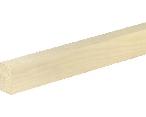 Rechteckleiste Fichte/Kiefer roh 29x46 mm L:1000 mm