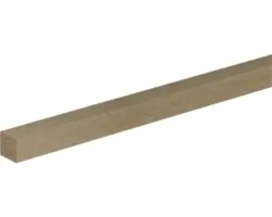 Rechteckleiste Buche roh 23x23 mm L:950 mm