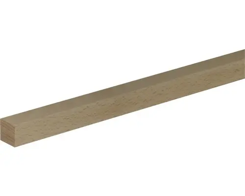 Rechteckleiste Buche roh 23x23 mm L:950 mm