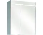 Hornbach LED-Spiegelschrank Pelipal Treviso I 2-türig 60x70x20 cm weiß