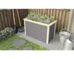 Hornbach Hochbeet Karibu 1, 126 x 63 x 80 cm, grau