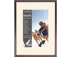 Bilderrahmen Kunststoff anthrazit 18x24 cm