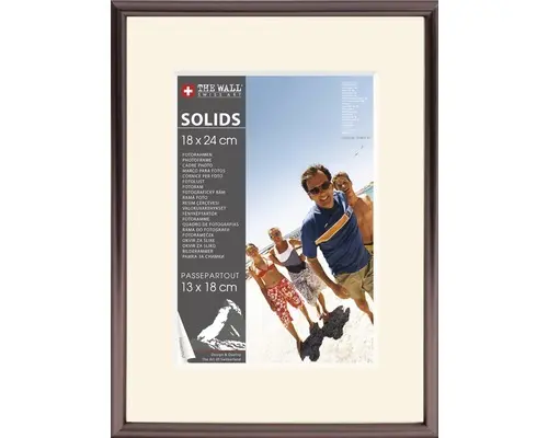 Bilderrahmen Kunststoff anthrazit 18x24 cm