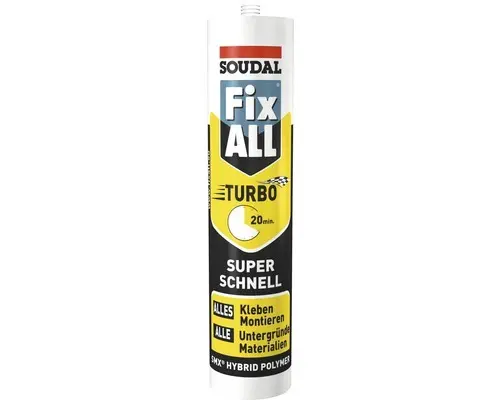 Soudal Fix ALL Turbo Montagekleber weiß 430 g
