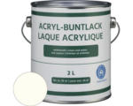 Hornbach Acryl-Buntlack seidenmatt glacierweiß 2 l