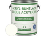 Hornbach Acryl-Buntlack seidenmatt glacierweiß 5 l