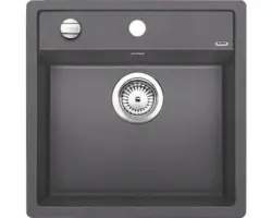 Flächenbündige Spüle Blanco Dalago 5-F 500x505 mm felsgrau