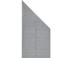 Abschlusselement Konsta Venga rechts 90 x 180/90 cm basaltgrau