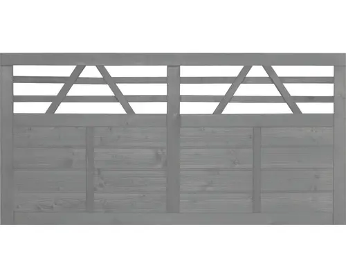 Vorgartenzaun Konsta Venga 180 x 90 cm basaltgrau