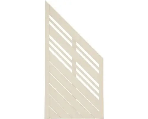 Abschlusselement Konsta Reddy rechts 90 x 180/90 cm natur