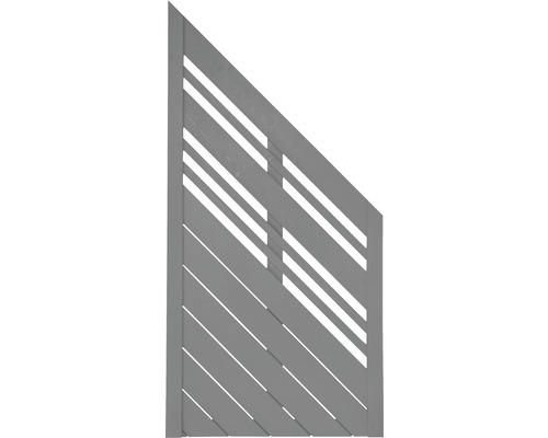 Abschlusselement Konsta Reddy rechts 90 x 180/90 cm basaltgrau