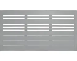 Vorgartenzaun Konsta Reddy 180 x 90 cm basaltgrau