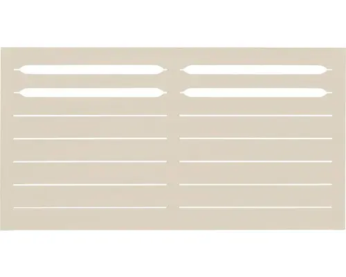 Vorgartenzaun Zaunelement Konsta Ground 180x90 cm natur