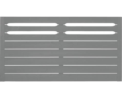 Vorgartenzaun Konsta Ground 180 x 95 cm basaltgrau