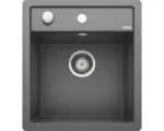 Hornbach Flächenbündige Spüle Blanco Dalago 45-F 500x455 mm felsgrau
