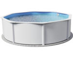 Hornbach Aufstellpool Stahlwandpool-Set Planet Pool Vision-Pool Classic Solo rund Ø 550x120 cm inkl. Einbauskimmer weiss