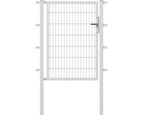 Stabgitter-Einzeltor ALBERTS Flexo 100 x 80 cm inkl. Pfosten 6 x 6 cm feuerverzinkt