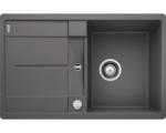 Hornbach Flächenbündige Spüle Blanco Metra 45 S-F 490x770 mm felsgrau