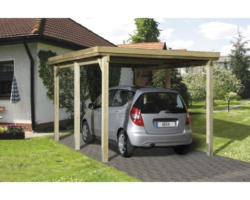 Einzelcarport weka Optima Gr. 1 322x512 cm kesseldruckimprägniert