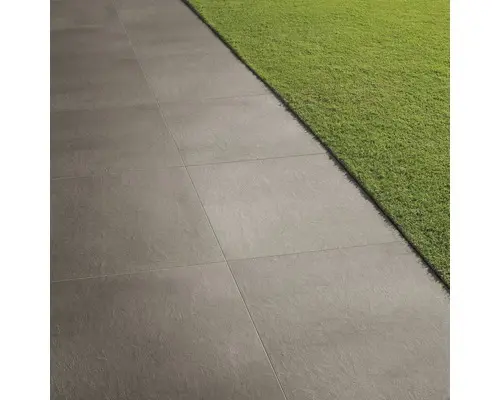 FLAIRSTONE Feinsteinzeug Terrassenplatte Silver rektifizierte Kante60 x 60 x 2 cm