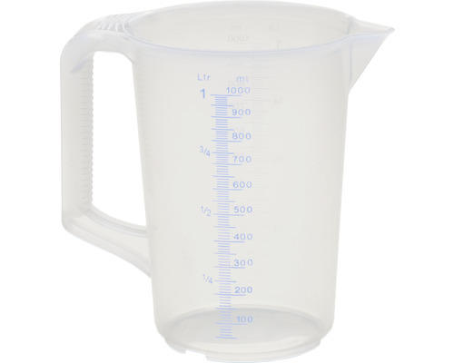 Messkanne 1000 ml transparent