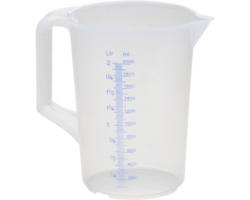 Messkanne 2000 ml transparent