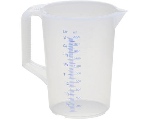 Messkanne 2000 ml transparent