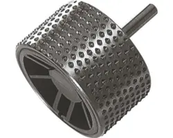 Rotor Raspel rund Ø 50x32 mm Wolframstahl für Holz, Alu