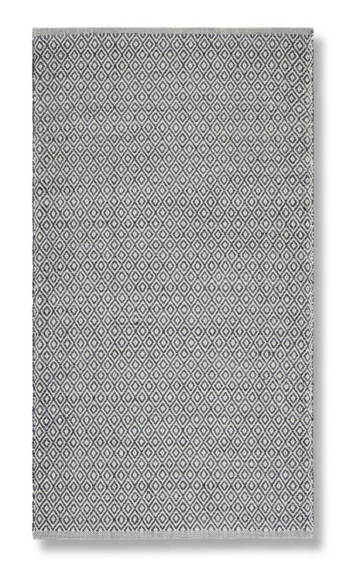 Handwebteppich Carola 2 in Grau ca. 80x150cm
